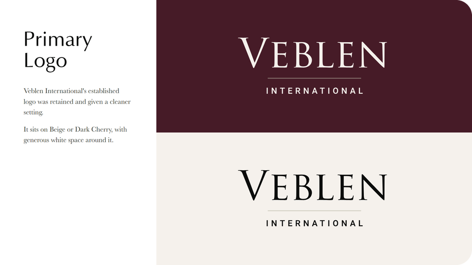 Veblen International guidelines 01